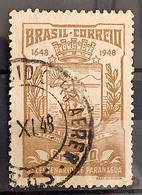 C 238 Brazil Stamp Tercentenary Paranagua Ship 1948 3 Circulated - Autres & Non Classés