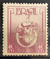 C 241 Brazil Stamp Fight Against Cancer Healthy Map Sword 1948 1 - Autres & Non Classés