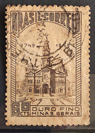 C 244 Brazil Stamp Ouro Fino 1949 Circulated 6 - Autres & Non Classés