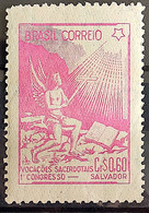 C 247 Brazil Stamp National Congress Of Priestly Vocations Religion 1949 3 - Sonstige & Ohne Zuordnung