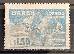 C 248 Brazil Stamp Universal Postal Union UPU Map Postal Service1949 21 - Sonstige & Ohne Zuordnung