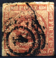 DANEMARK                          N° 4                          OBLITERE - Usati