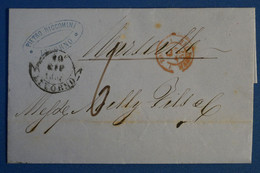 P29 ITALIE BELLE LETTRE 1859 LIVORNO POUR  MARSEILLE FRANCE+ AFFRANCHISSEMENT INTERESSANT - Zonder Classificatie