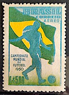 A 76 Brazil Stamp Football World Cup Soccer Flag 1950 1 - Andere & Zonder Classificatie