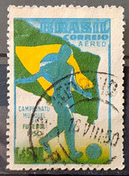 A 76 Brazil Stamp Football World Cup Soccer Flag 1950 Circulated 4 - Other & Unclassified