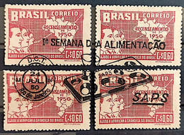 C 254 Brazil Stamp General Census Of Brazil Geography Map 1950 2 - Andere & Zonder Classificatie