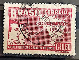 C 254 Brazil Stamp General Census Of Brazil Geography Map 1950 Circulated 6 - Other & Unclassified