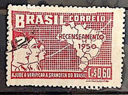 C 254 Brazil Stamp General Census Of Brazil Geography Map 1950 Circulated 19 - Autres & Non Classés