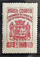 C 258 Brazil Stamp Centenary Of Juiz De Fora Coat Of Arms 1950 2 - Autres & Non Classés