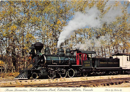 ALBERTA - EDMONTON - STEAM LOCOMOTIVE, FORT EDMONTON PARK - Edmonton