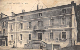 LOIRE  42  SAINT JUST SUR LOIRE - LA MAIRIE ( POSTES ET TELEGRAPHES ) - Saint Just Saint Rambert