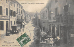 LOIRE  42  SAINT JUST SUR LOIRE - LA GRANDE RUE - Saint Just Saint Rambert