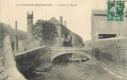 .CPA FRANCE 42 " Le Chambon Feugerolles, Le Pont Du Moulin" - Le Chambon Feugerolles