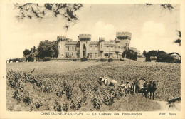 .CPA FRANCE 84 " Châteauneuf Du Pape, Le Château Des Fines Roches" - Chateauneuf Du Pape