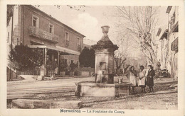 .CPA  FRANCE 84 "Mormoiron, La Fontaine Du Cours" - Mormoiron