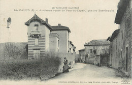 .CPA  FRANCE 84 " Lapalud, Anciennne Route De Pont St Esprit"/ EOLIENNNE - Lapalud