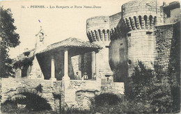 .CPA  FRANCE 84 "Pernes, Les Remparts Et Porte Notre Dame" - Pernes Les Fontaines