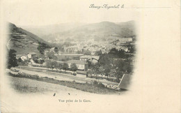 .CPA FRANCE 42  "Bourg Argental, Vue Prise De La Gare" - Bourg Argental