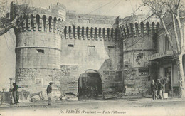 .CPA  FRANCE 84 "Pernes, Porte Villeneuve  " - Pernes Les Fontaines