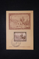 SARRE  - Carte Maximum En 1951 - Facteur à Cheval - L 95230 - Cartes-maximum