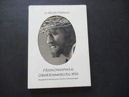 12 Offizielle Postkarten Passionsspiele Oberammergau 1950 / Offizielle Aufnahmen Im Original Schuber! - Théâtre