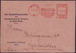 Germany - 1936 L - Olympic Games 1936 - Letter - Sommer 1936: Berlin