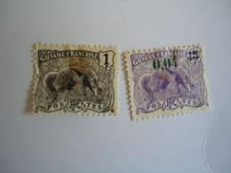 GUIANA FRANCE STAMPS    ANIMALS - Other & Unclassified