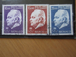 VEND BEAUX TIMBRES DE MONACO N° 2033 - 2035 !!! (b) - Used Stamps