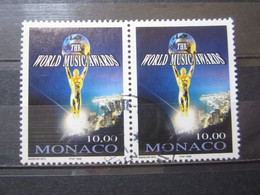 VEND BEAUX TIMBRES DE MONACO N° 2158 EN PAIRE !!! (a) - Gebruikt