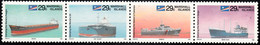 MARSHALL ISLANDS    SCOTT NO 417A   MNH   YEAR  1992  STRIP FOLDED - Marshall Islands