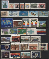 Canada (10) 1981 - 1984. 51 Different Stamps. Used & Unused. - Collezioni