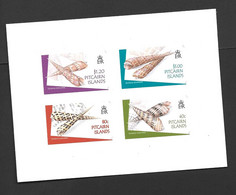 Pitcairn Islands 2004 Shell Series III Set Of 4 On Imperforate Composite Printer's Proof Block Of 4 - Pitcairn