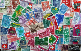 Switzerland, 100 Used Stamps. (243c) - Ohne Zuordnung