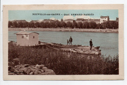 - CPA NEUVILLE-SUR-SAONE (69) - Quai ARMAND-BARBÈS - Photo CIM - - Neuville Sur Saone