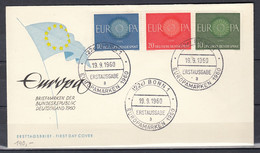 FDC Van Bonn 1 Europamarken 1960 - 1960