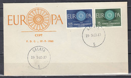 FDC Van Europa Galata 5 - 1960