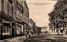 St Amand Montrond * La Rue Nationale * Coiffeur * Commerce André RABY - Saint-Amand-Montrond
