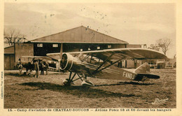 Bouguenais * Camp D'aviation De Chateau Bougon * Avion POTEZ 58 & 60 Devant Hangars * Avions Aviateur - Bouguenais