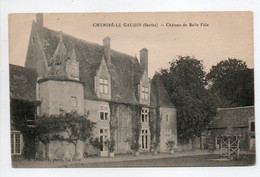 - CPA CHEMIRÉ-LE-GAUDIN (72) - Château De Belle Fille - Photo Lemaitre - - Other & Unclassified