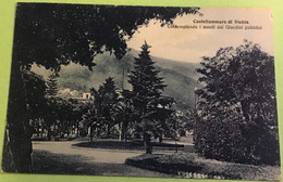 Castellammare Di Stabia 1930,giardini Pubblici Viaggiata - Castellammare Di Stabia