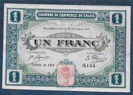 Chambre De Commerce De CALAIS -  1 Franc - Pirot N° 15 - Chambre De Commerce