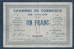 Chambre De Commerce De CALAIS -  1 Franc - Pirot N° 3 - Chambre De Commerce