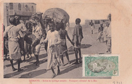 COTE DES SOMALIS - 1915 - CARTE De DJIBOUTI => MARSEILLE - Cartas & Documentos