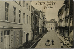 Gosselies (Charleroi) Rue St. Roch (animee) 1912 - Autres & Non Classés