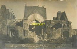 44 Legé, Carte Photo De La Démolition De L'Eglise, Mars 1912, Beau Document Historique - Legé