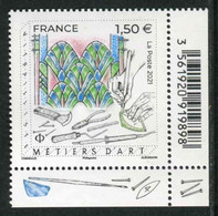 TIMBRE** De 2021 Gommé En Coin De Feuille Illustré "1,50 € - Métiers D'Art : VITRAILLISTE" - Unused Stamps