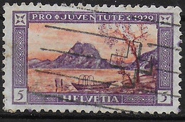 SVIZZERA - 1929 - PRO JUVENTUTE - 5+5 CENT -  USATA (YVERT 235 - MICHEL 235) - Andere & Zonder Classificatie