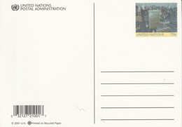 NATIONS UNIES 2001 ENTIER NEUF 70C - Lettres & Documents