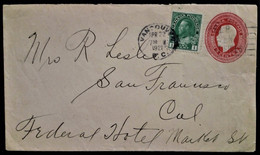 927 CANADA VANCOUVER 1921 PRIVAT PRIVATE COVER POSTAL STATIONERY POST - 1903-1954 Rois