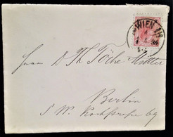 928 AUSTRIA AUTRICHE Österreich WIEN VIENNA 1894 TO BERLIN - Briefe U. Dokumente